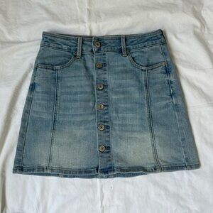 American Eagle Outfitters Blue Denim Pencil Skirt